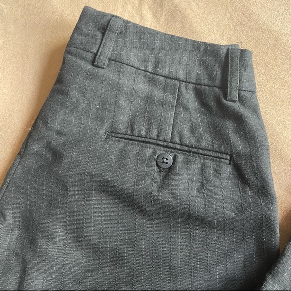 Copycat Express Editor Pants - Black Pinstripe, Size 0 - Picture 2 of 5